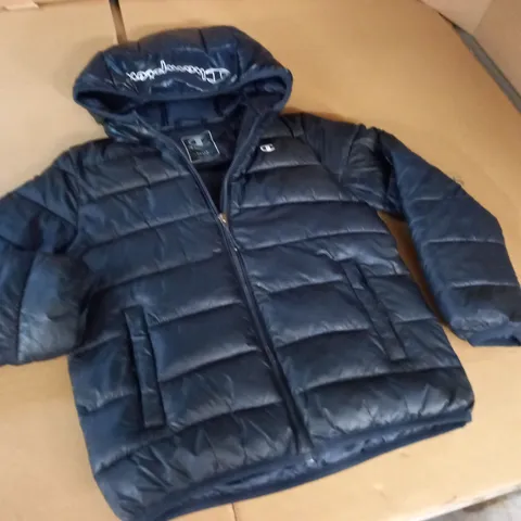 CHAMPION DARK NAVY PADDED KIDS COAT - SMALL