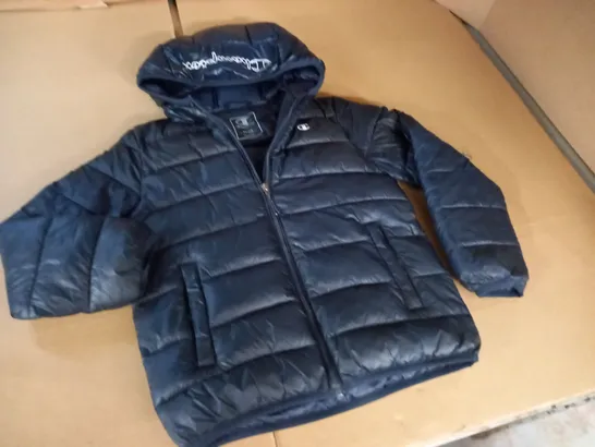 CHAMPION DARK NAVY PADDED KIDS COAT - SMALL