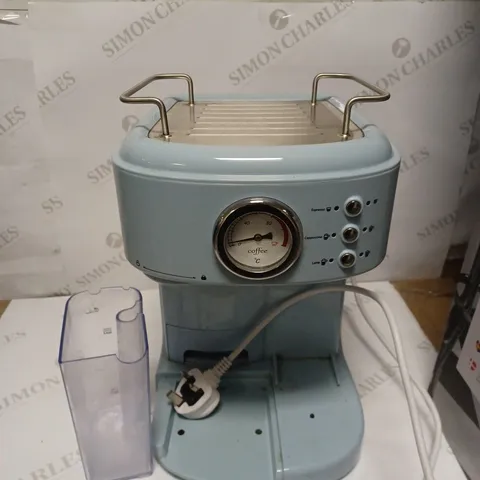 SWAN RETRO BLUE ESPRESSO COFFEE MACHINE