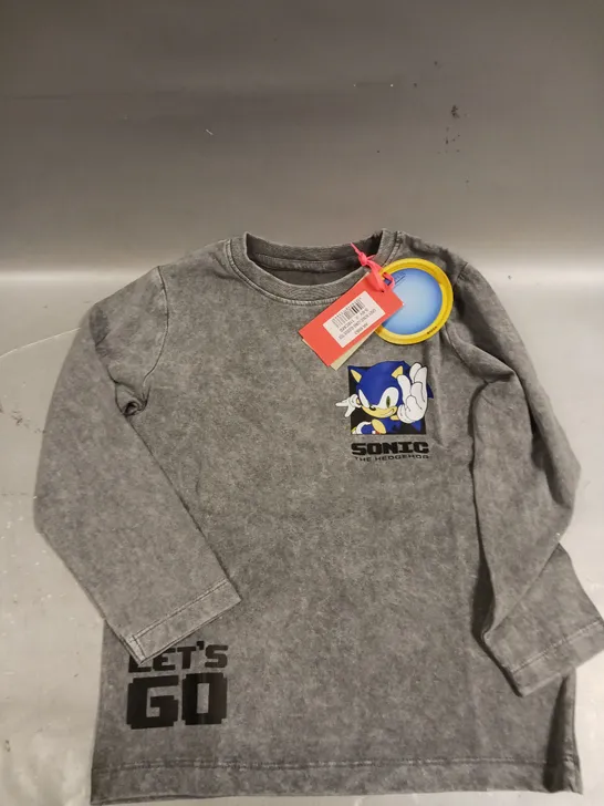 ANGEL & ROCKET SONIC LONG SLEEVE TOP - 5-6YRS 