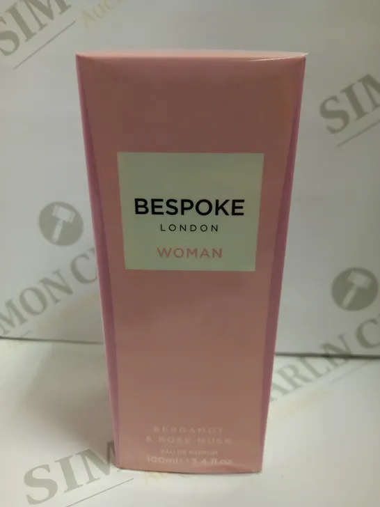 SEALED BESPOKE LONDON WOMAN BERGAMOT AND ROSE MUSK EAU DE PARFUM - 100ML