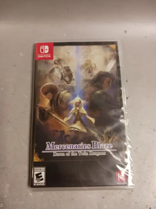 SEALED MERCENARIES BLAZE DAWN OF THE TWIN DRAGONS FOR NINTENDO SWITCH 