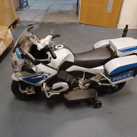 ELECTRIC RIDE ON BMW POLICE BIKE [COLLECTION ONLY]