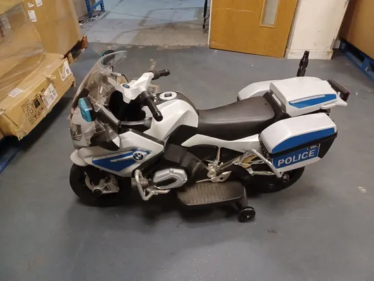 ELECTRIC RIDE ON BMW POLICE BIKE [COLLECTION ONLY]