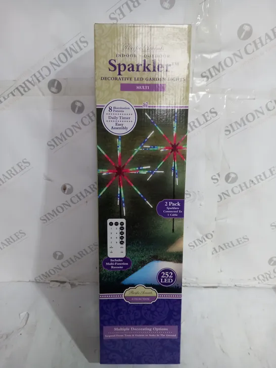 BOXED PACIFIC ACCENTS SPARKLER DECORATIVE LED GARDEN LIGHTS