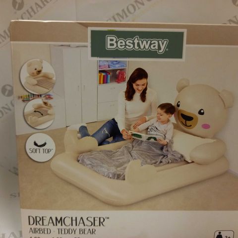 BOXED BESTWAY DREAMCHASER TEDDY AIRBED
