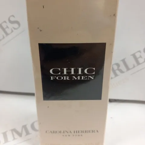 BOXED AND SEALED CHIC FOR MEN CAROLINA HERRERA NEW YORK EAU DE TOILETTE 100ML