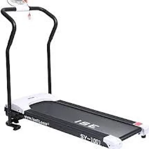 BRAND NEW BOXED ISE FOLDING ELECTRIC TREADMILL, MOTORIZED 10 KM/H, DC 750W MOTOR, SILENT, DRIVING SYSTEM, IDEAL FOR HOME/OFFICE, SY-1001 (1 BOX)