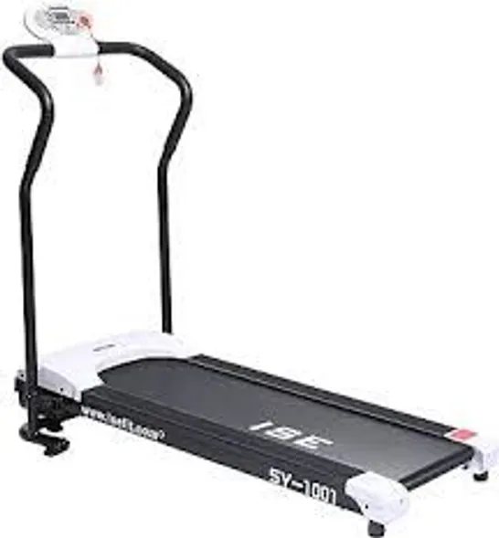 BRAND NEW BOXED ISE FOLDING ELECTRIC TREADMILL, MOTORIZED 10 KM/H, DC 750W MOTOR, SILENT, DRIVING SYSTEM, IDEAL FOR HOME/OFFICE, SY-1001 (1 BOX)