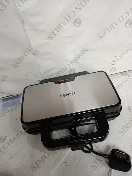 LEWIS'S DEEP FILL WAFFLE MAKER 