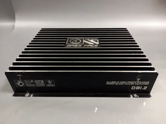 UNBOXED BASS FACE CLASS-D HIGH PERFORMANCE MONO BLOCK POWER AMPLIFIER