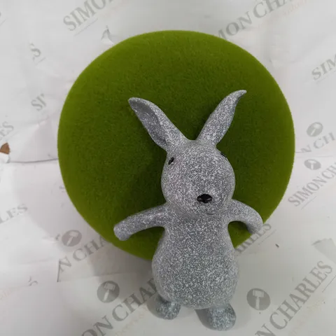 MY GARDEN STORIES FAUX MOSS BALL GARDEN BUNNY