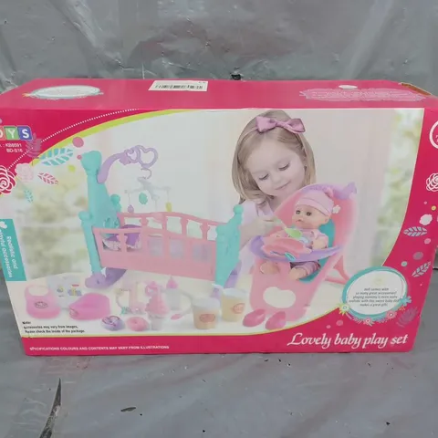 BOXED DEAO LOVELY BABY PLAY SET