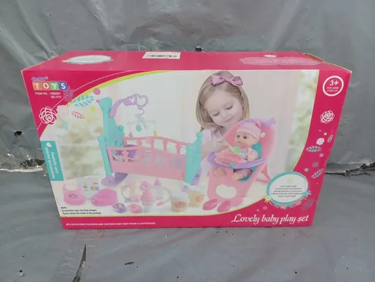 BOXED DEAO LOVELY BABY PLAY SET