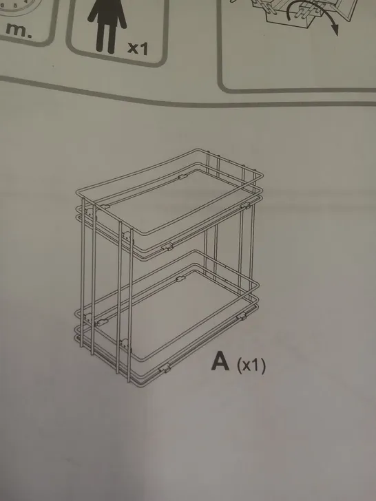 BOXED COMPAGNUCCI INTERGRATED CABINET SHELVES 