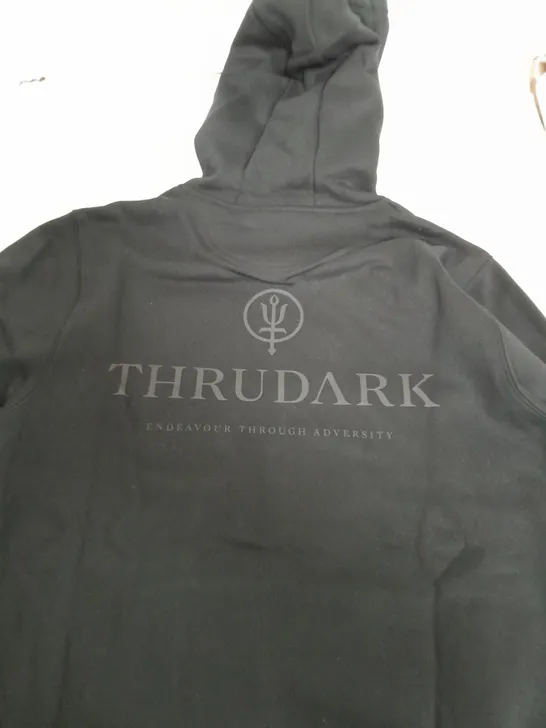 THRUDARK VADER HOOD 2 BLACK HOODIE - LARGE