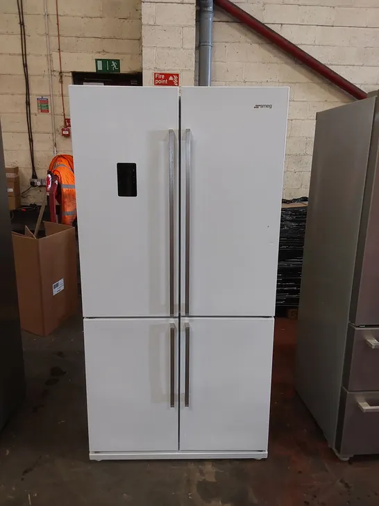 SMEG FQ60BPE AMERICAN FRIDGE FREEZER - WHITE