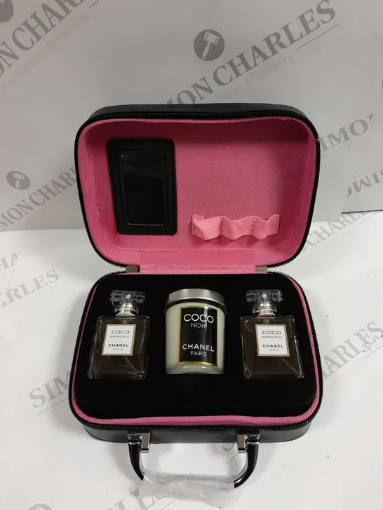 BOXED COCO CHANEL PARIS SET - BLACK