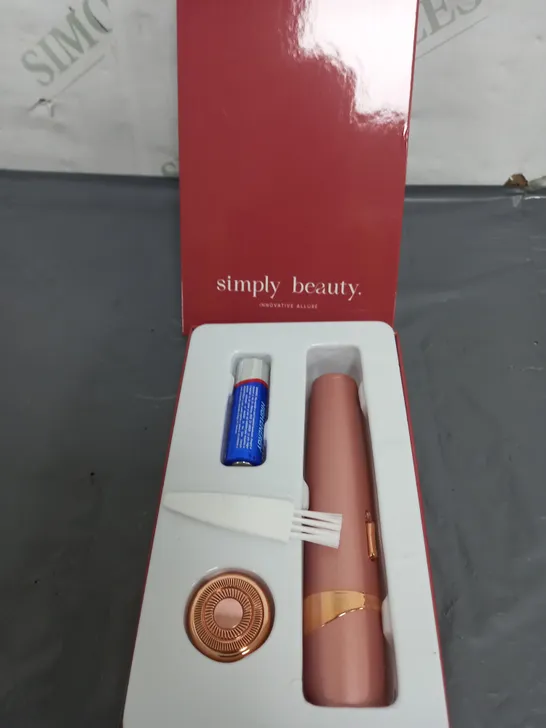 BOXED SIMPLY BEAUTY SINGLE HAIR EPILATOR IN ROSE GOLD