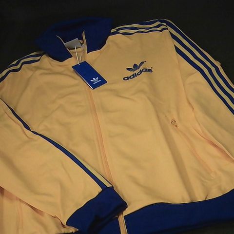 ADIDAS 70'S TRACKTOP IN YELLOW - UK L