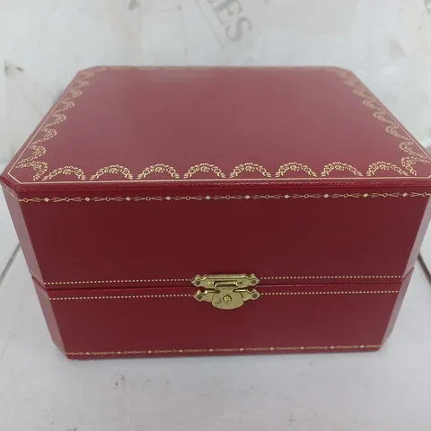 CARTIER WATCHBOX IN RED