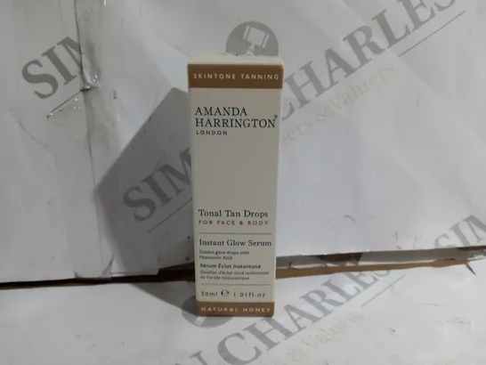 BOXED AMANDA HARRINGTON TONAL TAN DROPS 