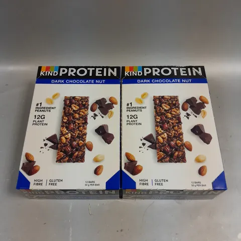 24 X SEALED KIND PROTEIN DARK CHOCOLATE NUT PROTEIN BARS 