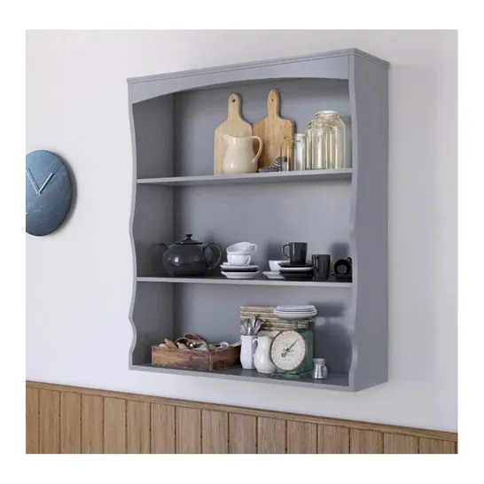 BOXED CAVAZOS WALL SHELF - GREY (1 BOX)