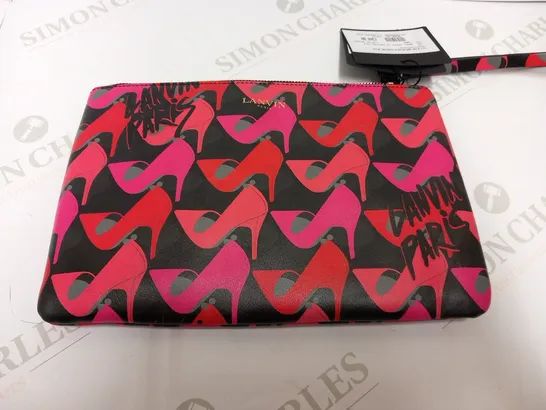 LANVIN PARIS SMALL POUCH IN PRINTED CALF 