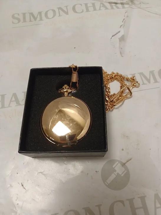 MENS EDISON POCKET WATCH WITH CHAIN – BRAND NEW IN BOX