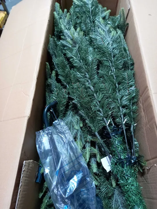 BOXED 7FT SHERWOOD REAL LOOK FULL CHRISTMAS TREE - COLLECTION ONLY RRP £274.99