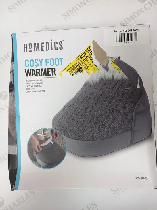 BOXED HOMEDICS COSY FOOT WARMER HCW-F90-EU