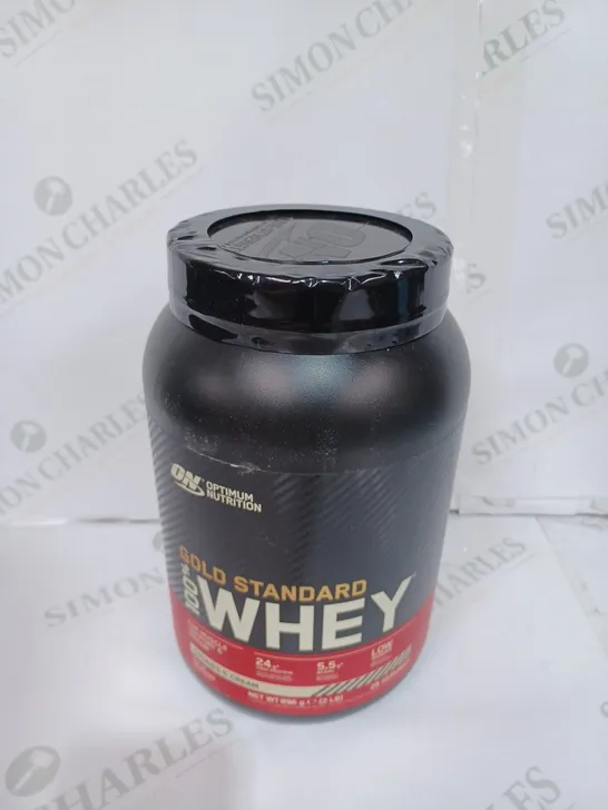 OPTIMUM NUTRITION GOLD STANDARD 100% WHEY POWDER, COOKIES & CREAM - 896G