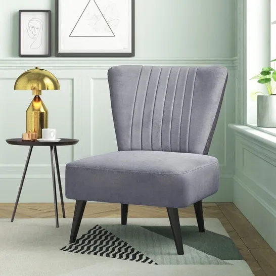 ROKOKO KENZO COCKTAIL CHAIR UPHOLSTERY COLOUR: DANISH GREY