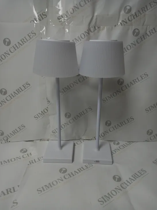 BOXED SFIXX SET OF 2 INDOOR OUTDOOR TOUCH TABLE LIGHTS