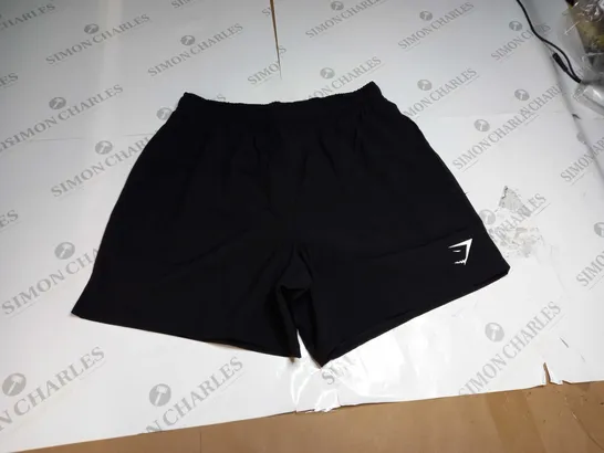 GYM SHARK GYM SHORTS - BLACK - SMALL