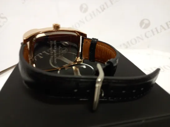 TALIS CO TWO TONE LEATHER STRAP WATCH RRP £550