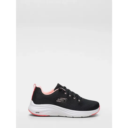 SKECHERS VAPOR FOAM LACE UP TRAINER IN BLACK SIZE 6 