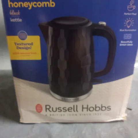 RUSSELL HOBBS HONEYCOMB BLACK KETTLE