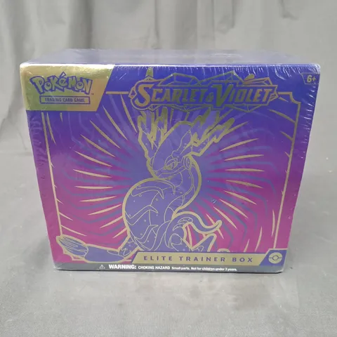 POKEMON TRADING CARD GAME - SCARLET AND VIOLET - ELITE TRAINER BOX