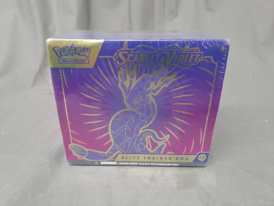 POKEMON TRADING CARD GAME - SCARLET AND VIOLET - ELITE TRAINER BOX