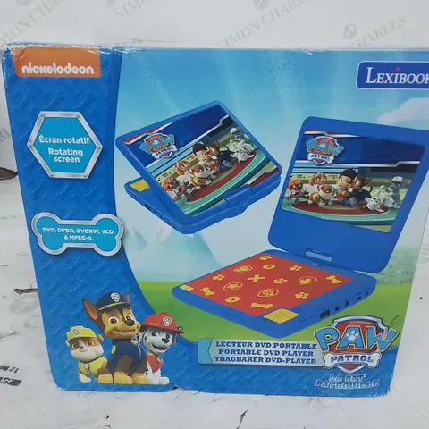 PAW PATROL PORTABLE DVD PLAYER