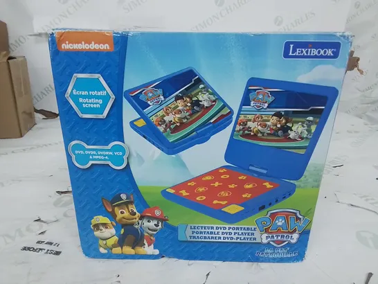 PAW PATROL PORTABLE DVD PLAYER RRP £89.99