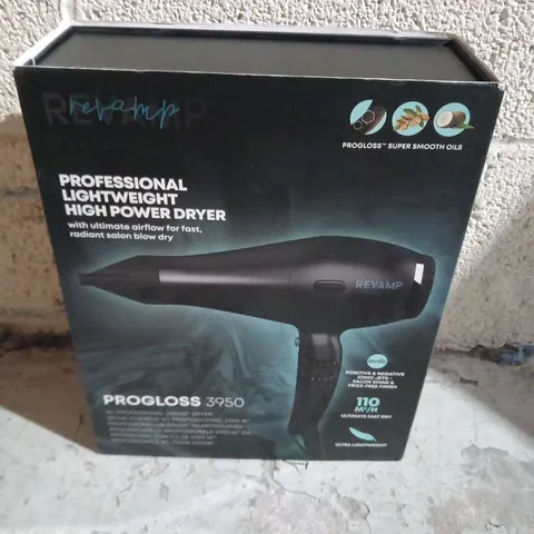 BOXED REVAMP PROGLOSS 3950 2300W HAIR DRYER