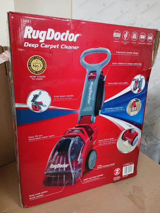 BOXED RUG DOCTOR DEEP CARPET CLEANER RRP £319