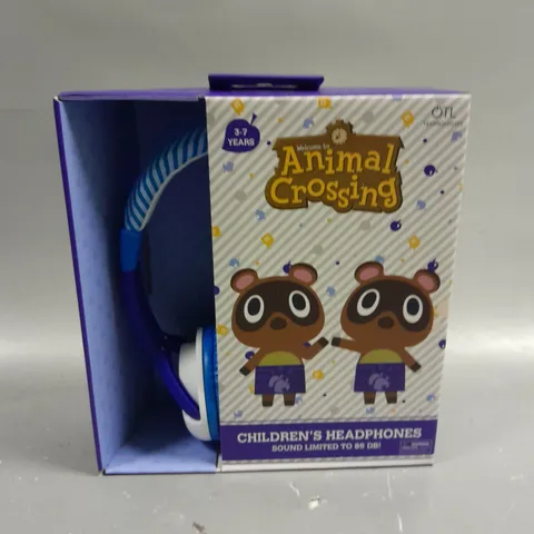 5 X BOXED OTL TECH ANIMAL CROSSING DESIGN CHILDRENS HEADPHONES 