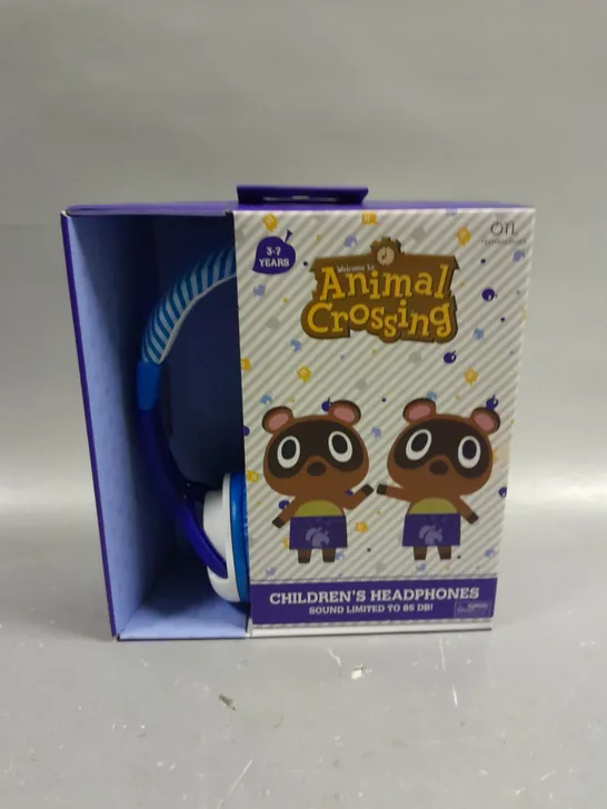 5 X BOXED OTL TECH ANIMAL CROSSING DESIGN CHILDRENS HEADPHONES 