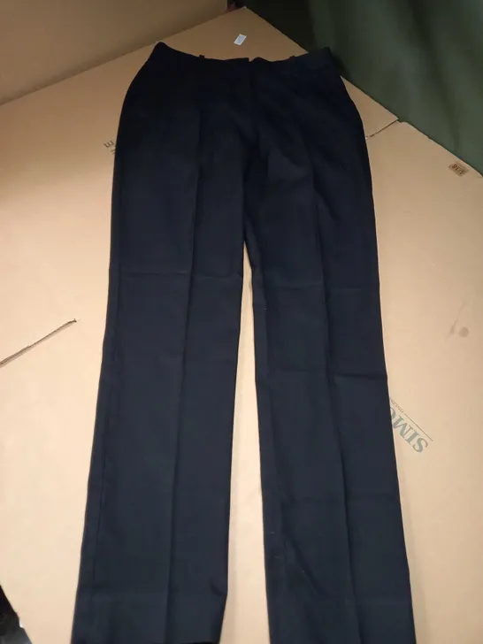 H&M BLACK FORMAL TROUSERS - SIZE UK 8 