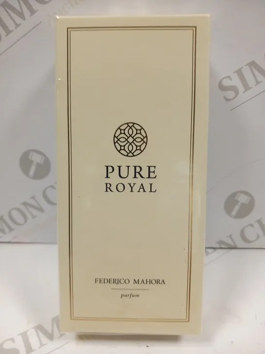 BOXED AND SEALED FEDERICO MAHORA PURE ROYAL PARFUM 50ML