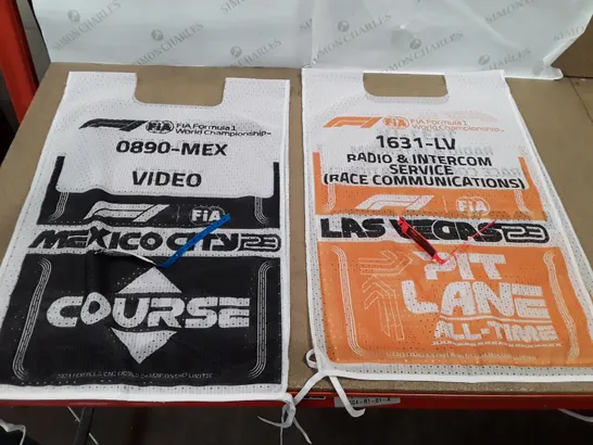 2 F1 MEXICO CITY & LAS VEGAS 2023 TABARDS